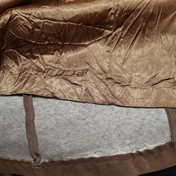 Vintage Del Costa "Kajjmir" Man Made Cashmere Long Camel Colored Coat - Picture 4 of 7